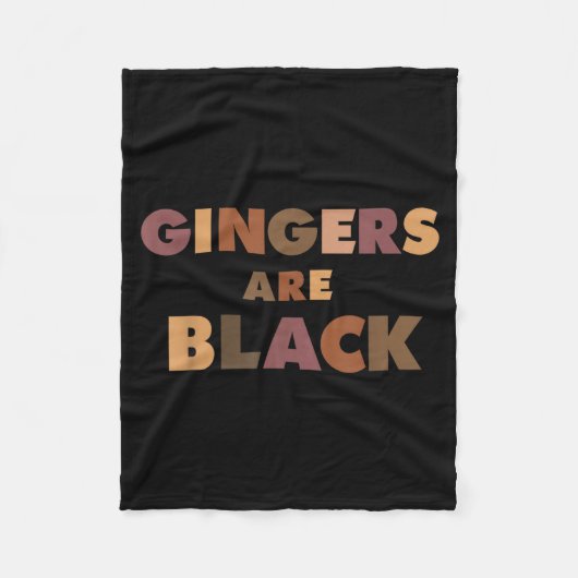 Funny Gingers Are Black Meme, Ginger Blacks Redhea Fleece Deken (Voorkant)