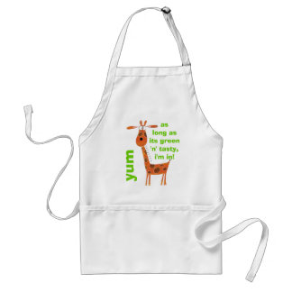Funny Giraffe Apron Standaard Schort