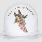 Funny Giraffe Christmas (Arrière)