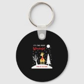 Funny Giraffe Design For Women Girls Safari Giraff Sleutelhanger (Voorkant)