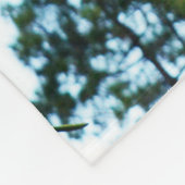 Funny Giraffe die een frambose blaast, middelmatig Fleece Deken (Hoek)