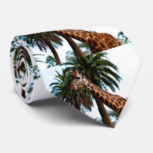 Funny Giraffe die een frambozen geeft, Stropdas