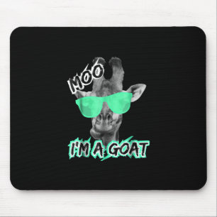 Funny Giraffe Moo Im a Goat Cute Zoo Animal Gift Muismat
