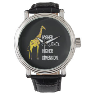 Funny Giraffe Pun Horloge