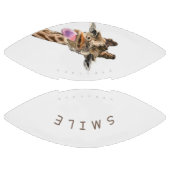 Funny Giraffe Tongue Out and Playful Wink - Smile American Football (Panelen)