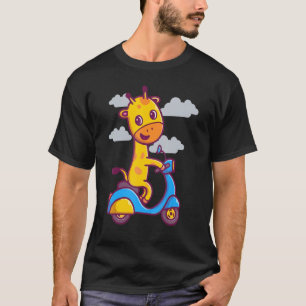 Funny Giraffelovely Cute Animal Mannen Vrouwen boo T-shirt
