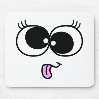 Funny Girl Face Muismat