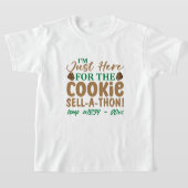 Funny Girl Scout Cookie Sell-A-Thon Custom T-shirt (Laagn)