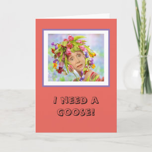 Funny Girl Wenskaart Kaart