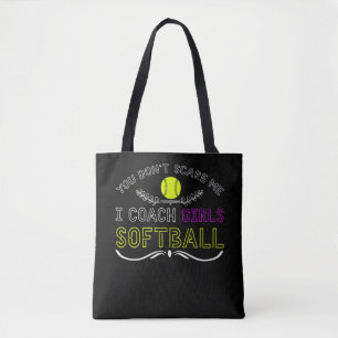 Funny Girls Softball Coach Draagtas