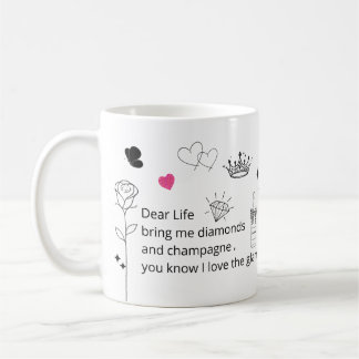 Funny Glam Quote Mug