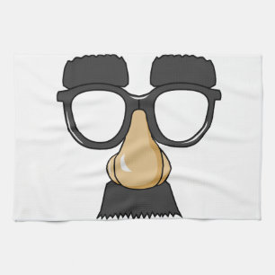 Funny Glasses Kitchen Towels Theedoek