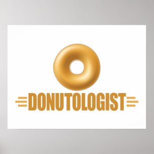 Funny Glazed Donut Lover Poster