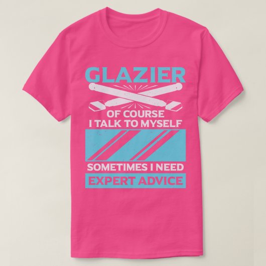 Funny Glazier Window Glass Installer Gift T-shirt (Design voorkant)