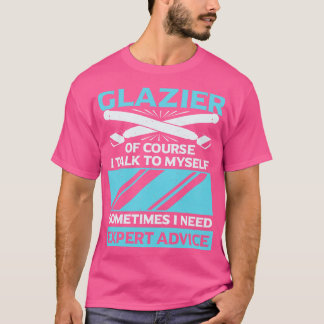 Funny Glazier Window Glass Installer Gift T-shirt