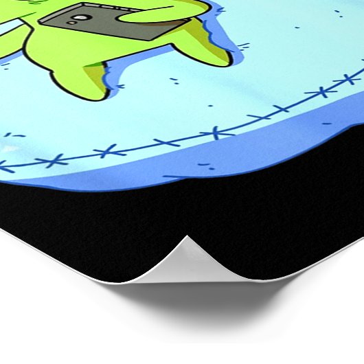 Funny Glep Christmas Poster (Hoek)