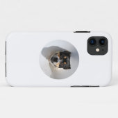 Funny glimlachte hond Case-Mate iPhone case (Achterkant (horizontaal))