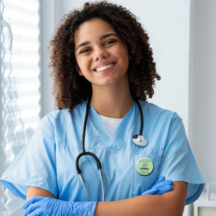 Funny Glove  (Medical Job) - ICU RN Button Flesopener