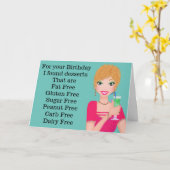 Funny Gluten Carte d'anniversaire gratuite (Fleur jaune)