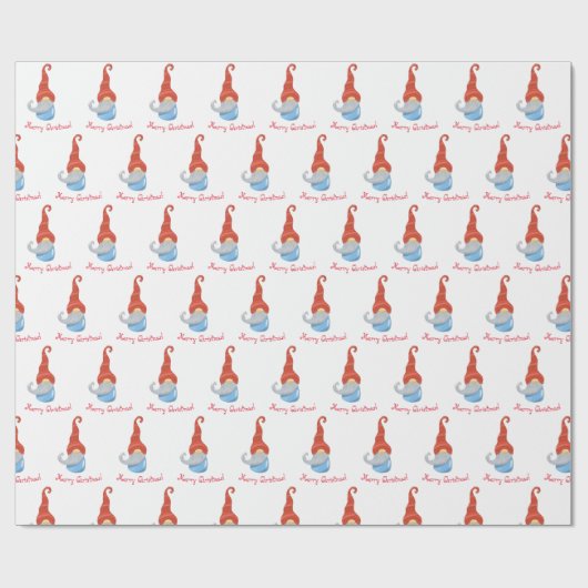 Funny gnome cadeaupapier (Vlak)