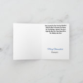 Funny Gnome Chrismukkah Wenskaart Kaart (Binnen)