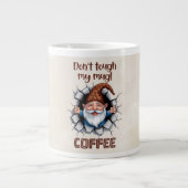 Funny Gnome Coffee Mug – “Don’t Touch My Mug (Devant)
