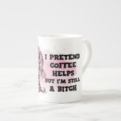 Funny Gnome Coffee Mug – Sarcastic Quote Gift for (Devant droit)