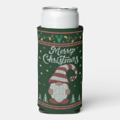 Funny Gnome Merry Kerstmis (Seltzer Voorkant)