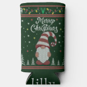 Funny Gnome Merry Kerstmis (Voorkant)