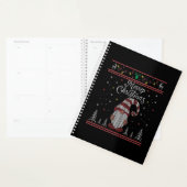 Funny Gnome Merry Kerstmis Planner (Display)