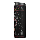 Funny Gnome Merry Kerstmis Thermosbeker (Geroteerd rechts)