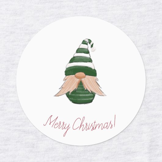 Funny Gnome Retour Adreslabels – Schattigee Gnome Labels (Design 1)