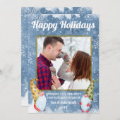 Funny Gnomes Carte photo (Devant / Derrière)