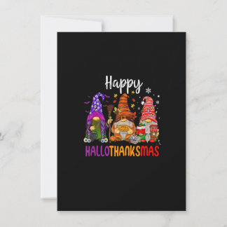 Funny Gnomes Lover Halloween KerstHappy Hallo Kaart