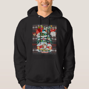 Funny Gnomes Matching Family Group, Ugly Kerstmis Hoodie