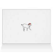 Funny Goat a Claus Drawing quote (Binnen Horizontaal (Boven))