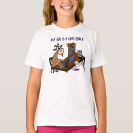 Funny Goat Desk Goat Rodeo Job Humor T-shirt