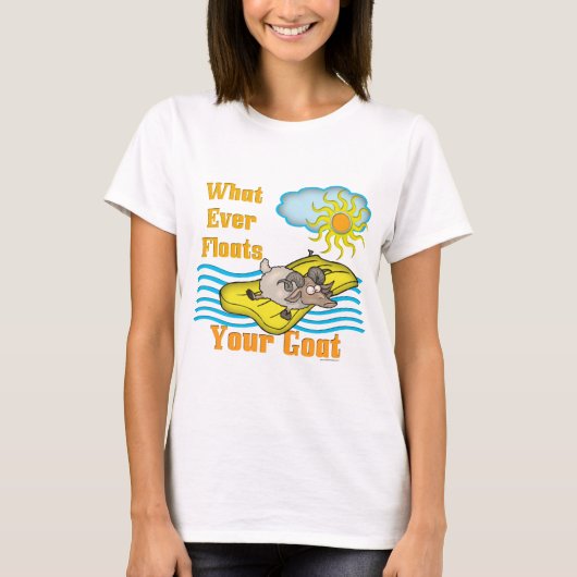 Funny Goat drijft je geit T-shirt (Voorkant)