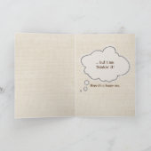 Funny Goat for 55th Birthday Card Kaart (Binnen)