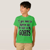 Funny Goat Gezegde T-shirt (Voorkant volledig)