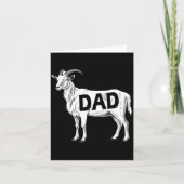 Funny Goat Gift Dad Sarcastic Graphic  Kaart (Voorkant)