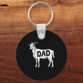 Funny Goat Gift Dad Sarcastic Graphic  Sleutelhanger (Voorkant)