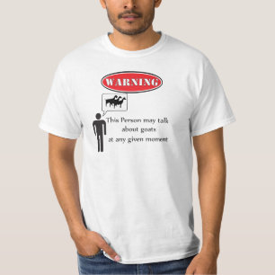 Funny Goat Warning T-shirt