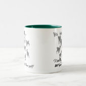 FUNNY GOATS | BEHOEFTE AAN al deze geitenYerGoat™ Tweekleurige Koffiemok (Center)