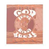 Funny God zegende U Golden kenya Hakuna Matata G Notitieblok (Voorkant)