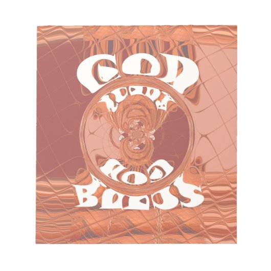 Funny God zegende U Golden kenya Hakuna Matata G Notitieblok (Voorkant)