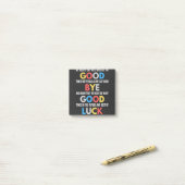 Funny Going Away Farewell Post-it® Notes (Op bureau)