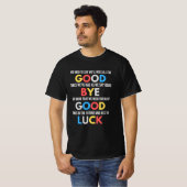 Funny Going Away Farewell T-shirt (Voorkant volledig)