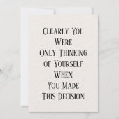 Funny Going Away Kaart voor Collega Boss, Humor (Voorkant)