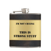 Funny Gold Faux Leather Heupfles (Voorkant)